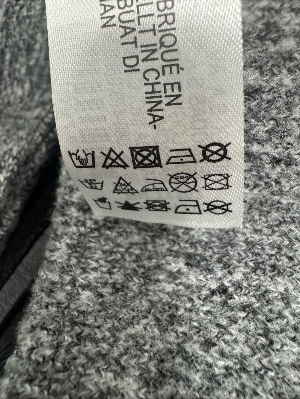 Zara NWT Gray Cropped Ribbed Sweater With Jeweled Hem